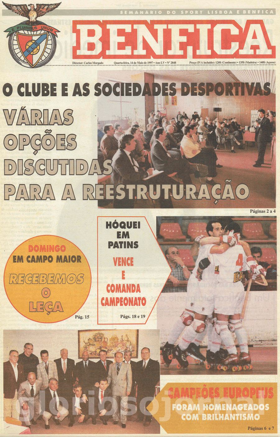 jornal o benfica 2848 1997-05-14
